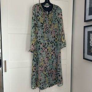 NWT LOFT Long sleeved midi dress